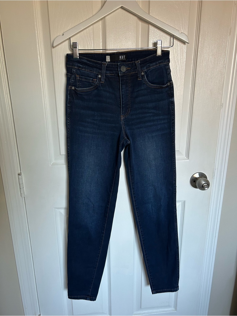 Kut from the Kloth Deep Indigo Skinny Jeans